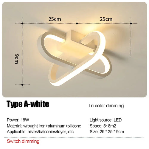 Modern LED Ceiling Lights Corridor Light Home Lighting Led Surface Mounted for Bedroom Living Room C...